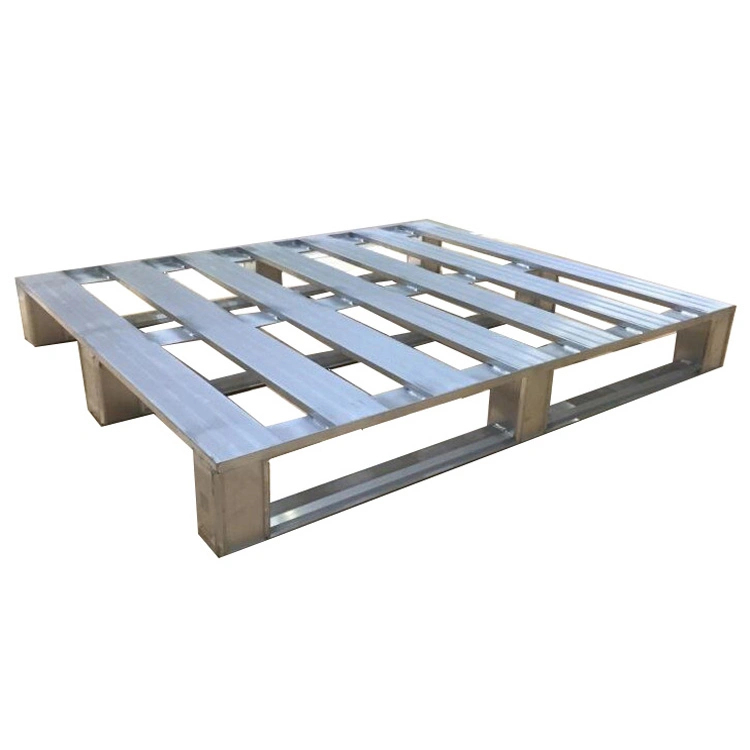 Recycle Aluminium Pallets Container Euro Metal Double Face Flat Pallet Transportation