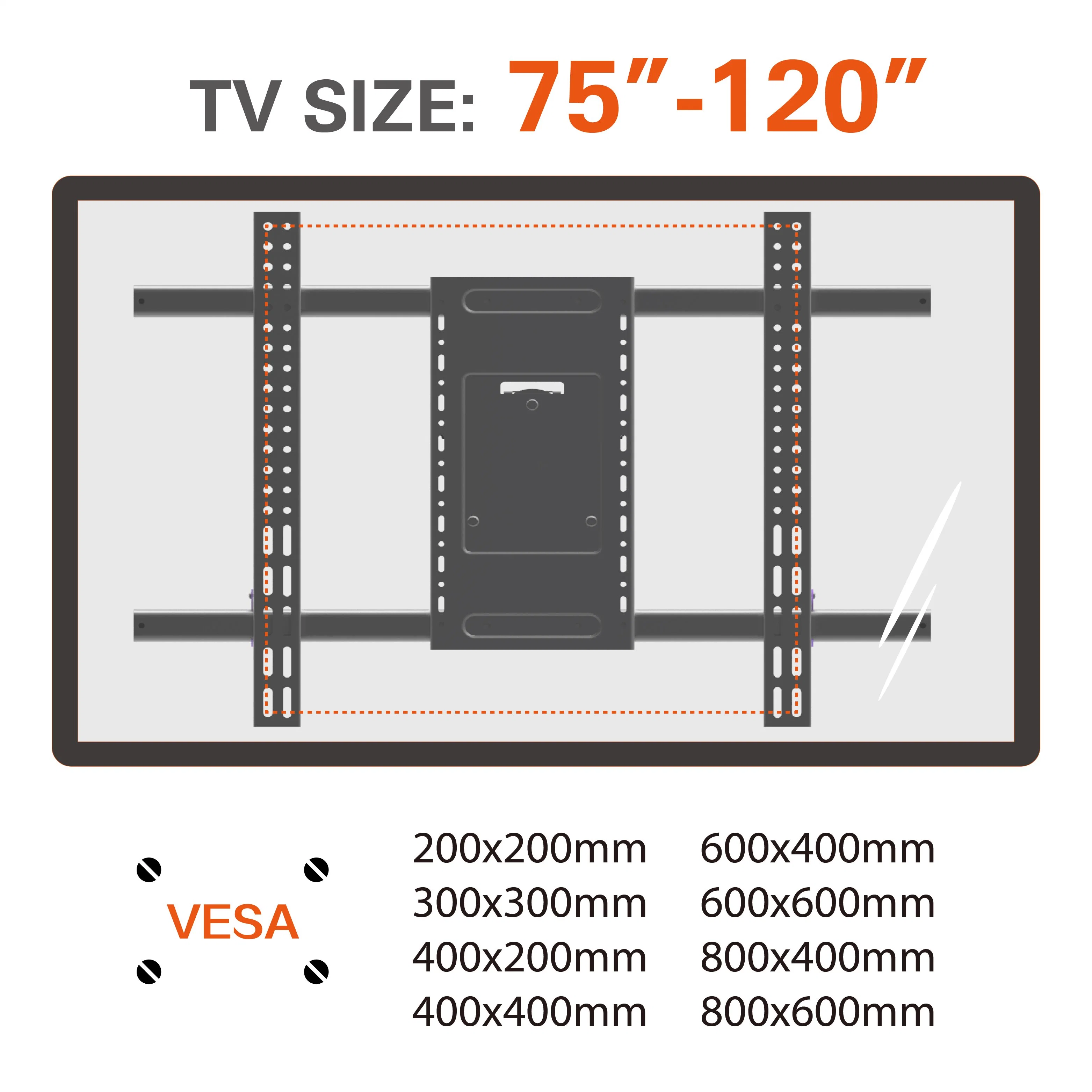 Charmount Max Vesa 800*600mm Swivel TV Wall Mount Double Arm Full Motion TV Bracket TV Mount