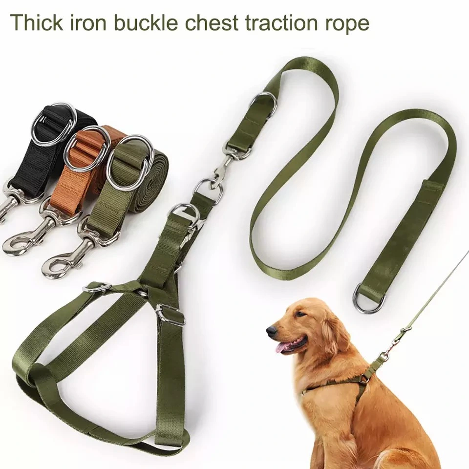 Heavy Duty Nylon Double Way Bungee Dog Leashes with Reflective Line, Big Dog Bungee Leads for Sale