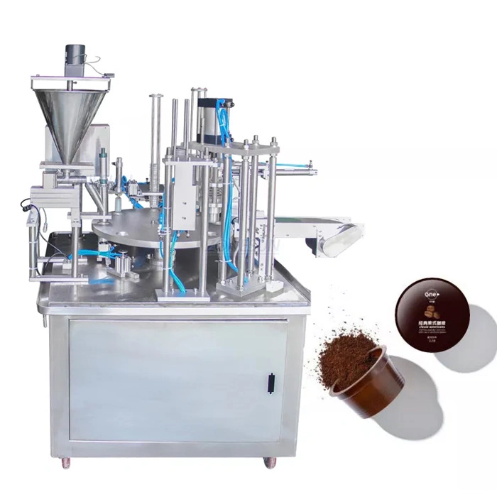 Kefai Machine de remplissage automatique de capsules de café rotative