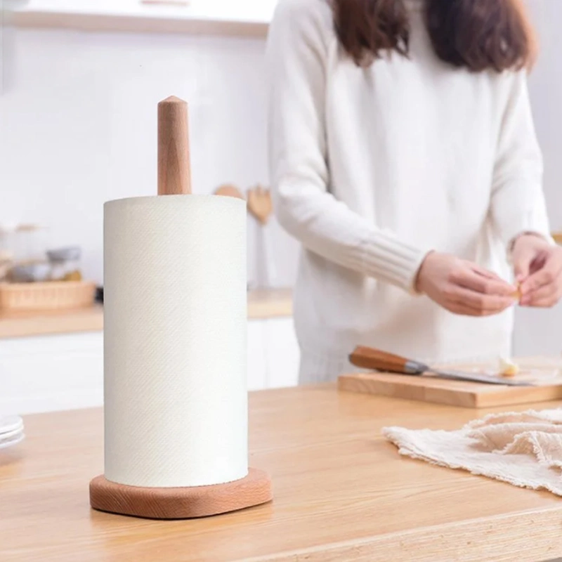 Nature Bamboo Virgin Pulp Embossed Kitchen Tissue Paper Roll, Strong Water Absorption Soft Bamboo Kitchen Paper Towel Restaurant Towel