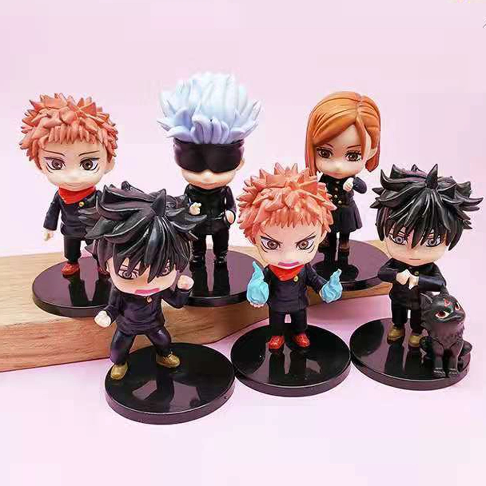 OEM/ODM Demon Slayer Action Figure Handwork Peripheral Animation Model Wholesale/Supplier 3D Plastic Anime Figure Toys Cake Accessories Demon Slayer