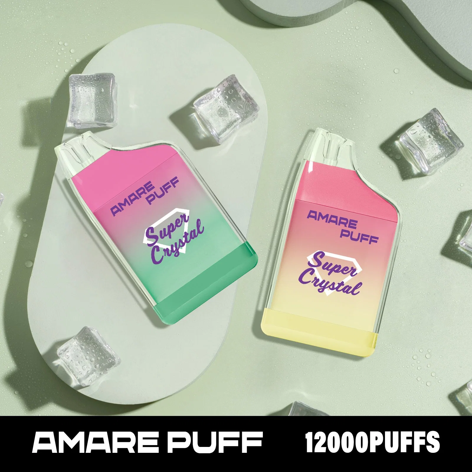 Amare Puffsurer Crystal12000 Puff Disposabl Rechargeable E Cigarette 12K Vape