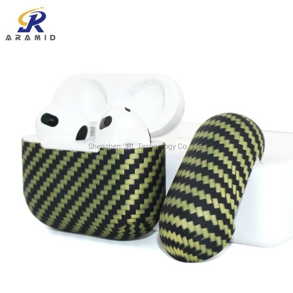 Yellow Color Airpods 3 Case Mobile Phone Accessory Kevlar Cover Cell Phone Accessories
