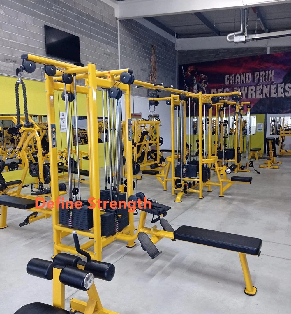 fitness equipment,gym machine,gym equipment,new Multi-Jungle (Sample 12-Stack Straight) (HP-3043)