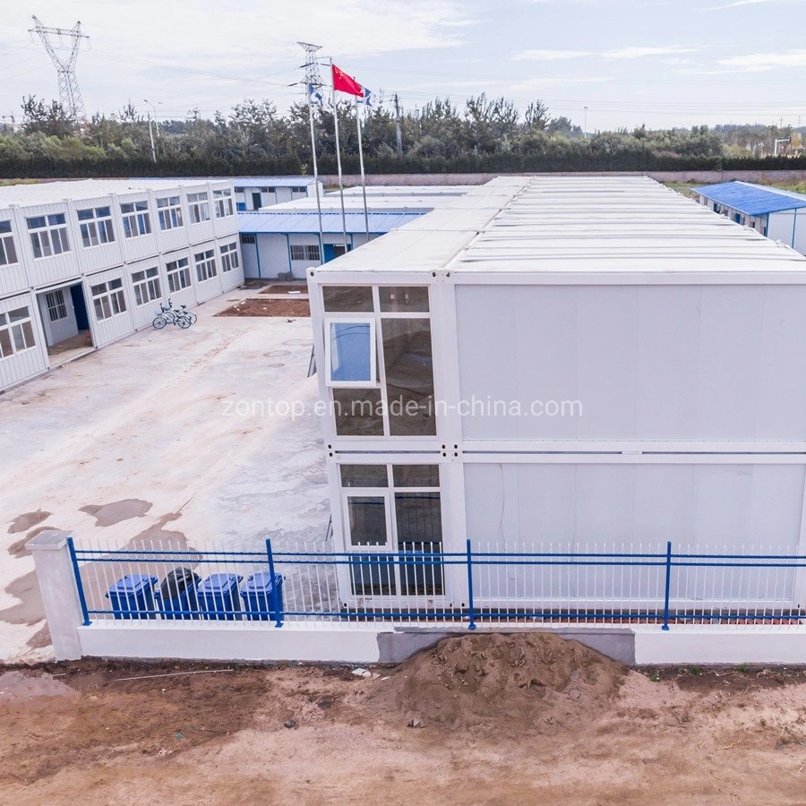 Light Steel Prefabricated Living Container House for Construction Site