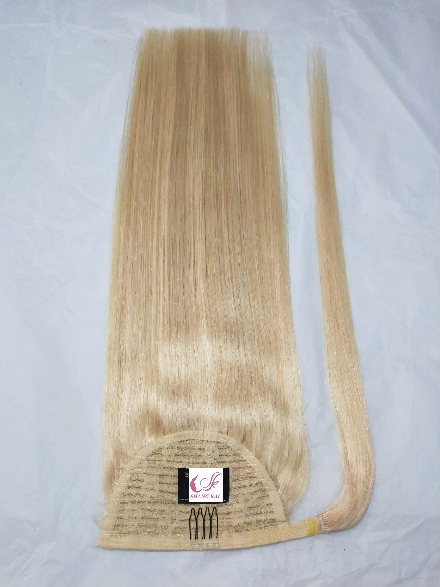 100% Pure Remy Human Hair Lady's Ponytail Hair Extension Wrap Ponytail Hair