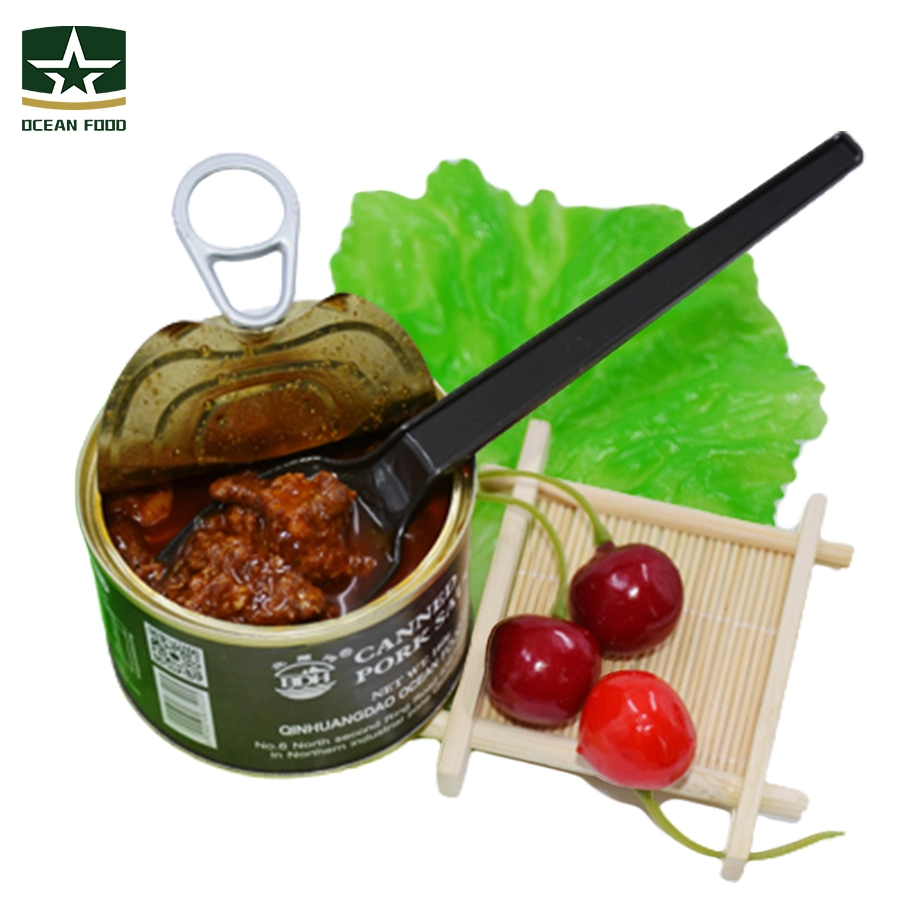 No Artificial Colors Multiple Trace Elements Health Food 160g Canned Pork Sauce