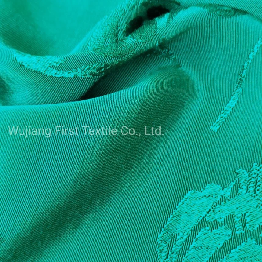 Oeko Tex 100 Certificate Viscose Rayon Jacquard Dyed Woven Garment Fabric