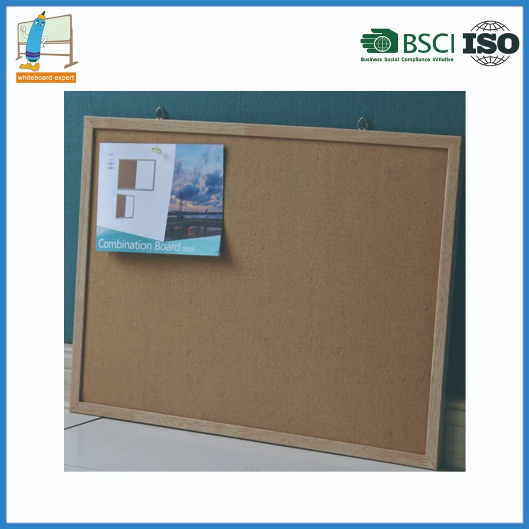 Corkboard con bastidor de MDF tablero de corcho de suministros de oficina