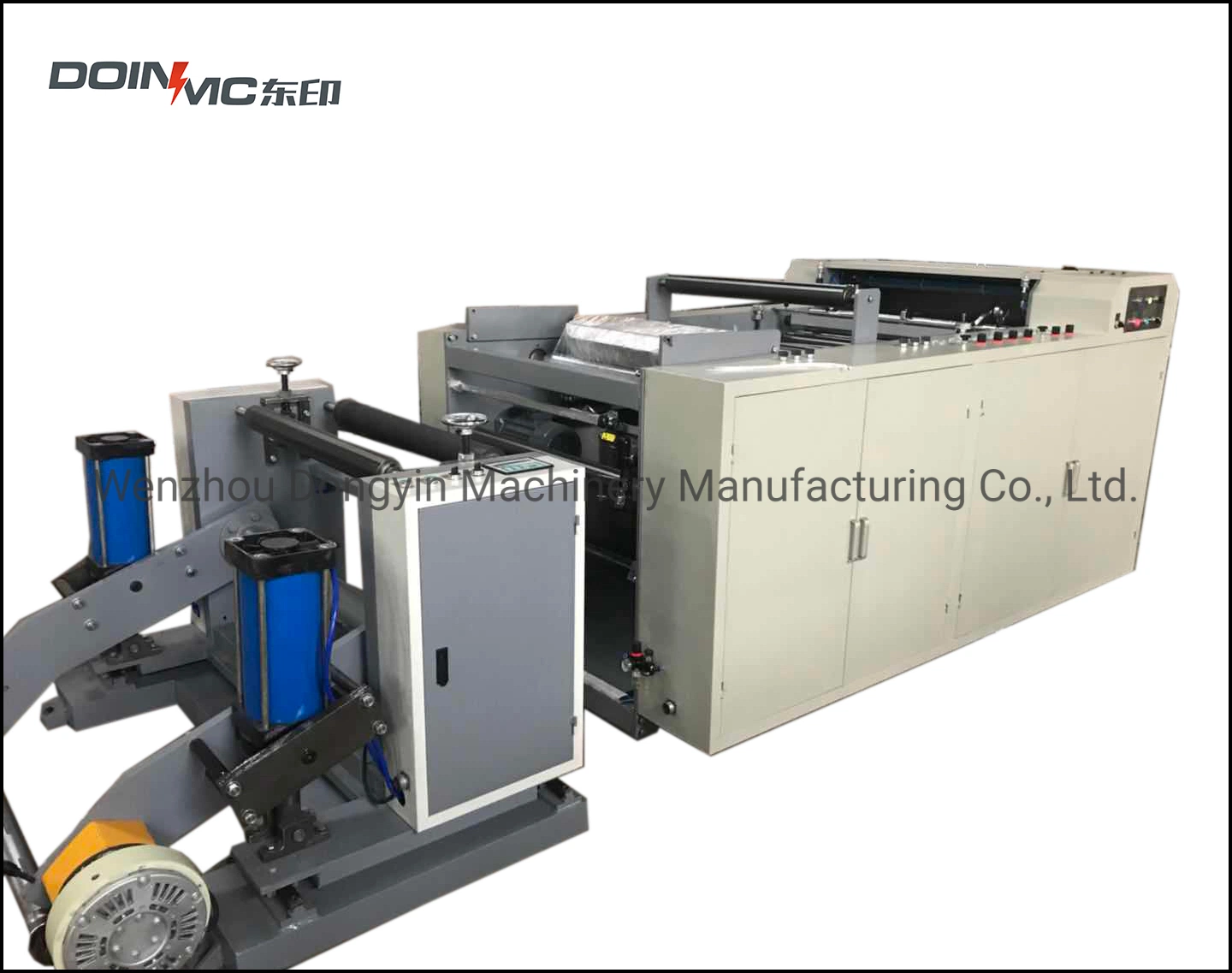 Automatic industrial Paper Sheeter with Work Table Sheet Collection Paper Roll Feeding Type