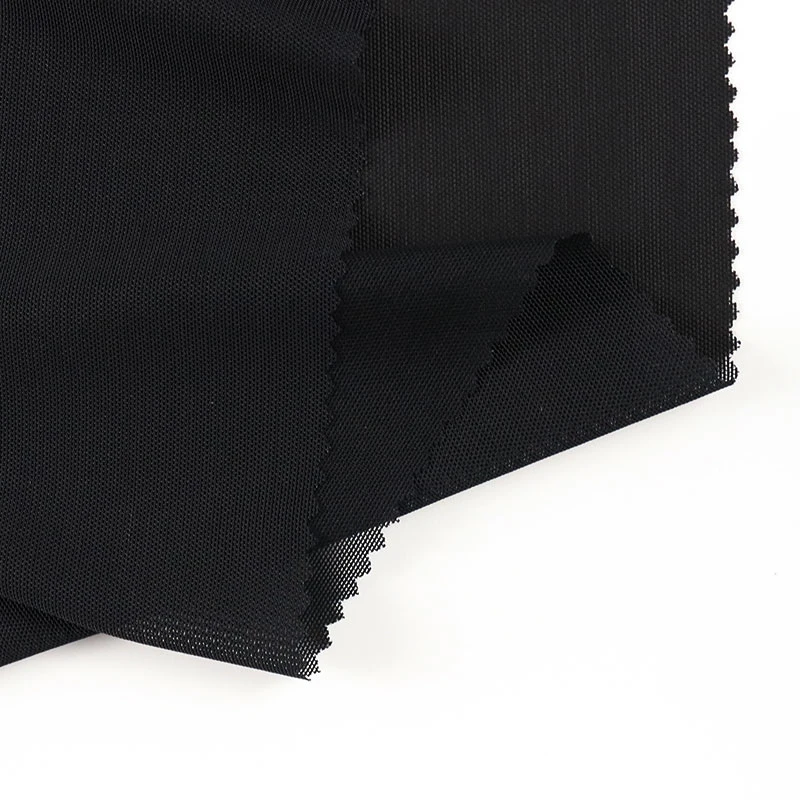 Warp Knitted Semi-Light Mesh 89 Nylon 11 Spandex Fabric with Nightdress