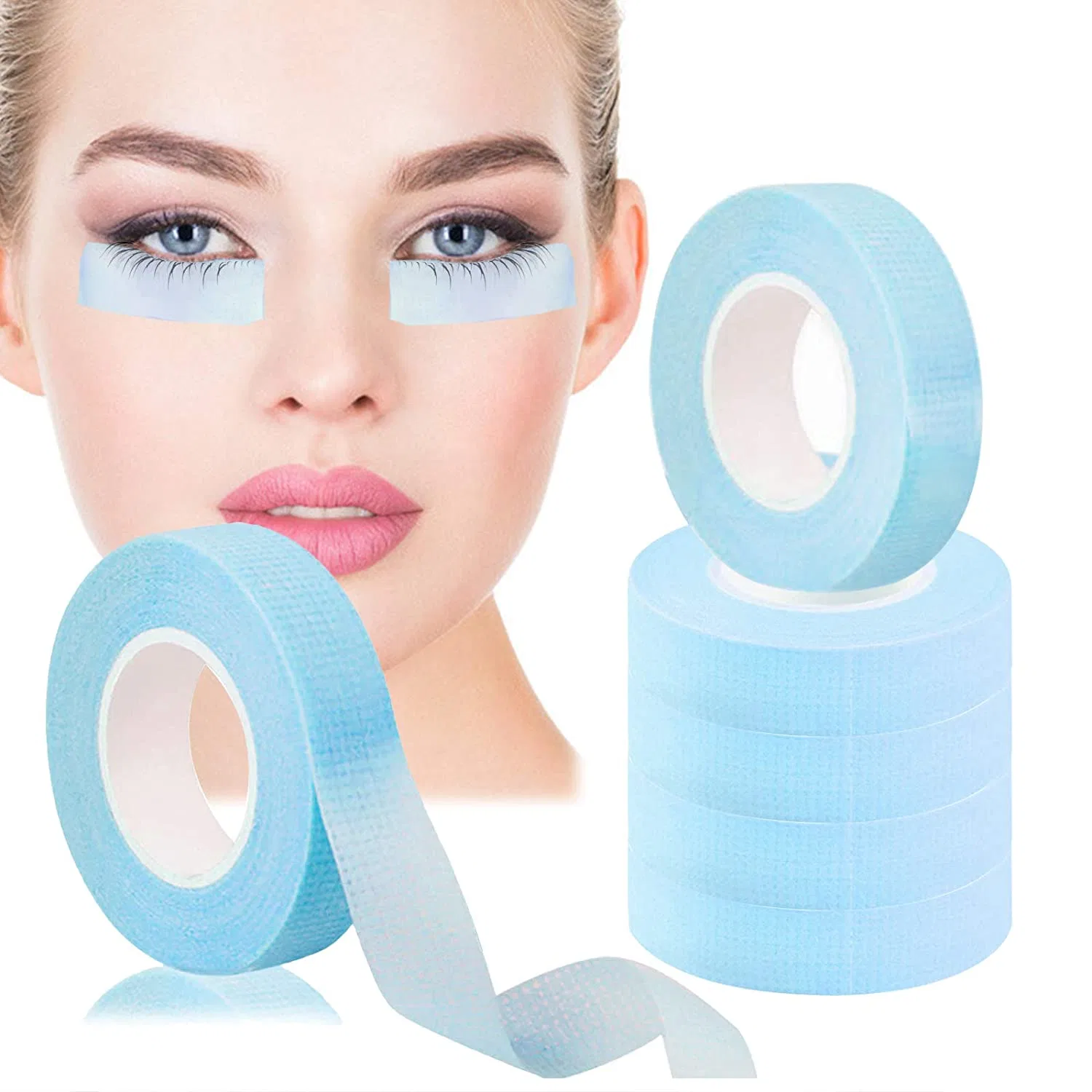 Breathable Eyelash Tapes Water Proof Non-Woven Customized Colored Lash Extension Tape