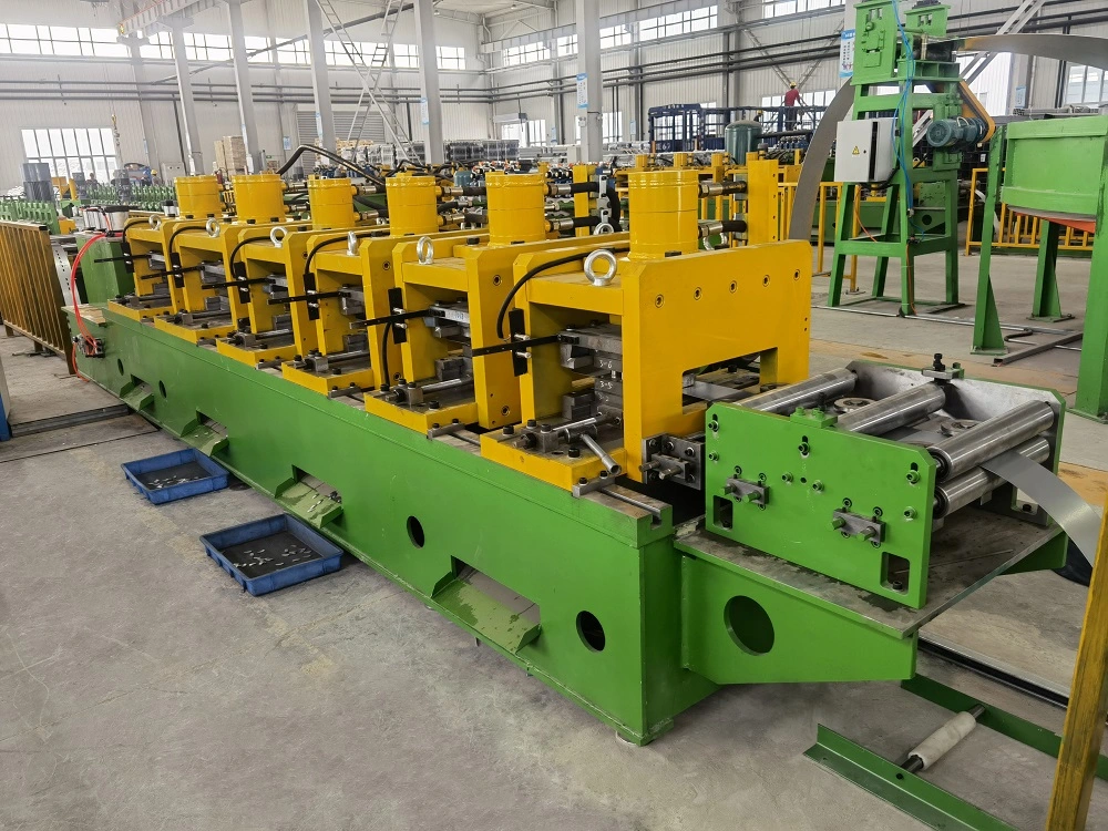 Longlong Factory Solar Tracker Steel Purlin Roll Forming Machine Photovoltaic Steel Channel Roll Former Equipment