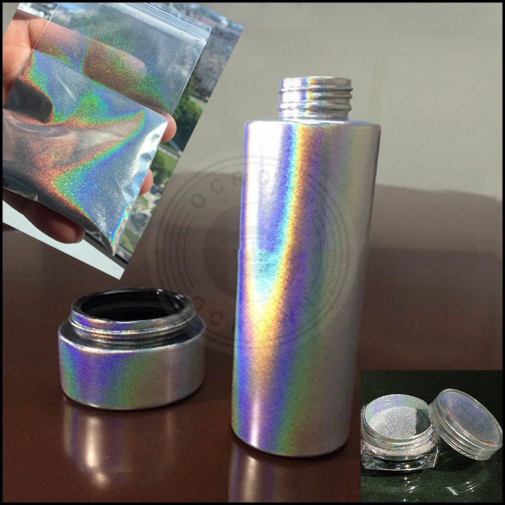 Free Sample Rainbow Effect Holographic Powder Pearlescent Pigment for Car Paint