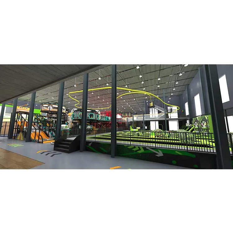 Kinder Erwachsene fantastische Thema Trampolin Park Ausrüstung für Indoor Spielplatz