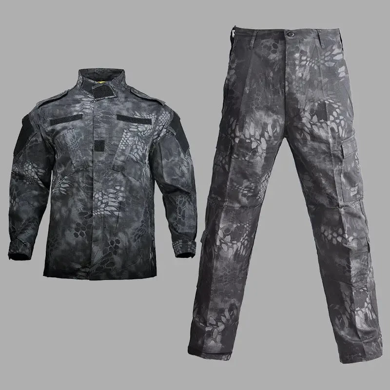 Men Uniform Tactical Pants Camouflage Hunting Combat Jacket Suit Tactical Uniform