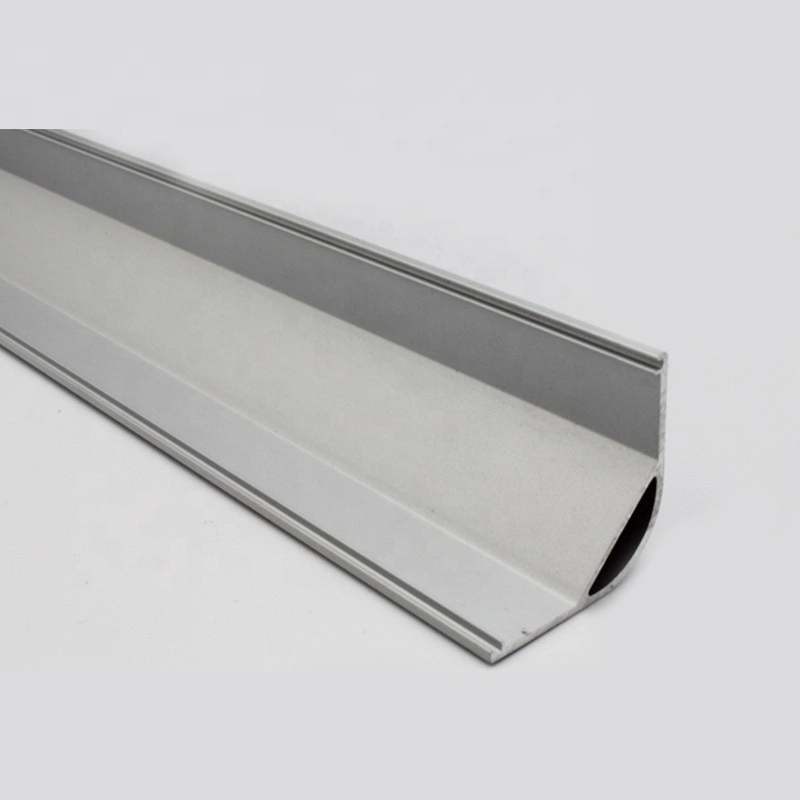 Custom Size LED Aluminum Profile / LED V Shape Profile Aluminum Channel Strip Light Bar Case