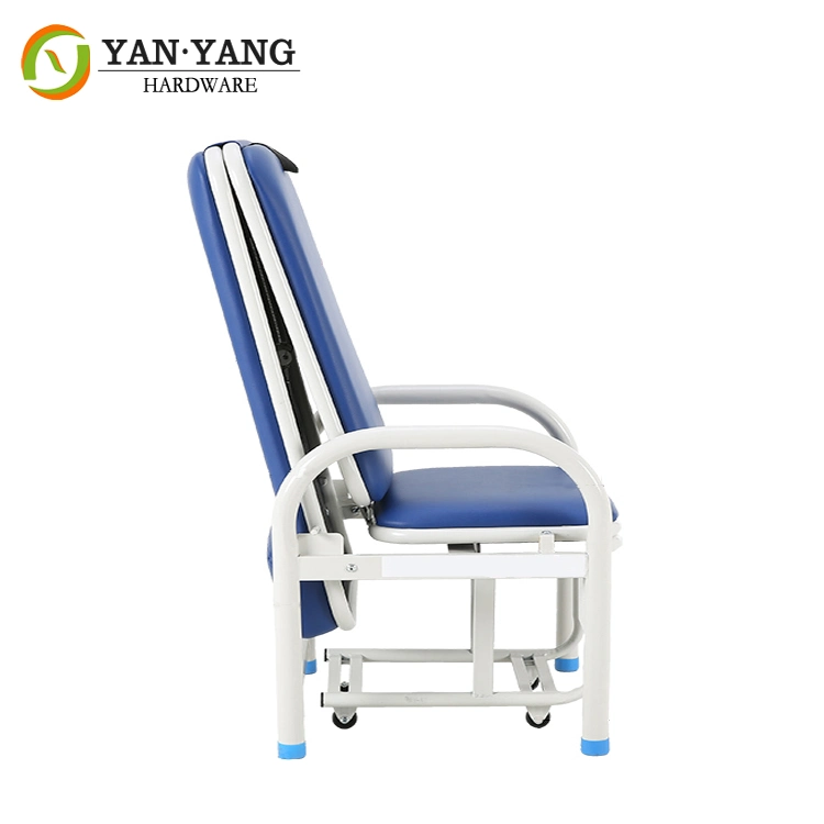 Furniture Hardware Multi-Purpose Foldable Manual Medical Accompany Bed