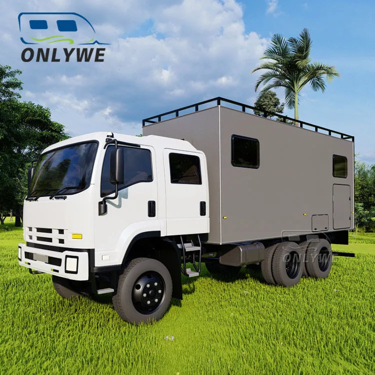 Onlywe American off Road Camper Van Unimog Touring Camper Expedition Truck