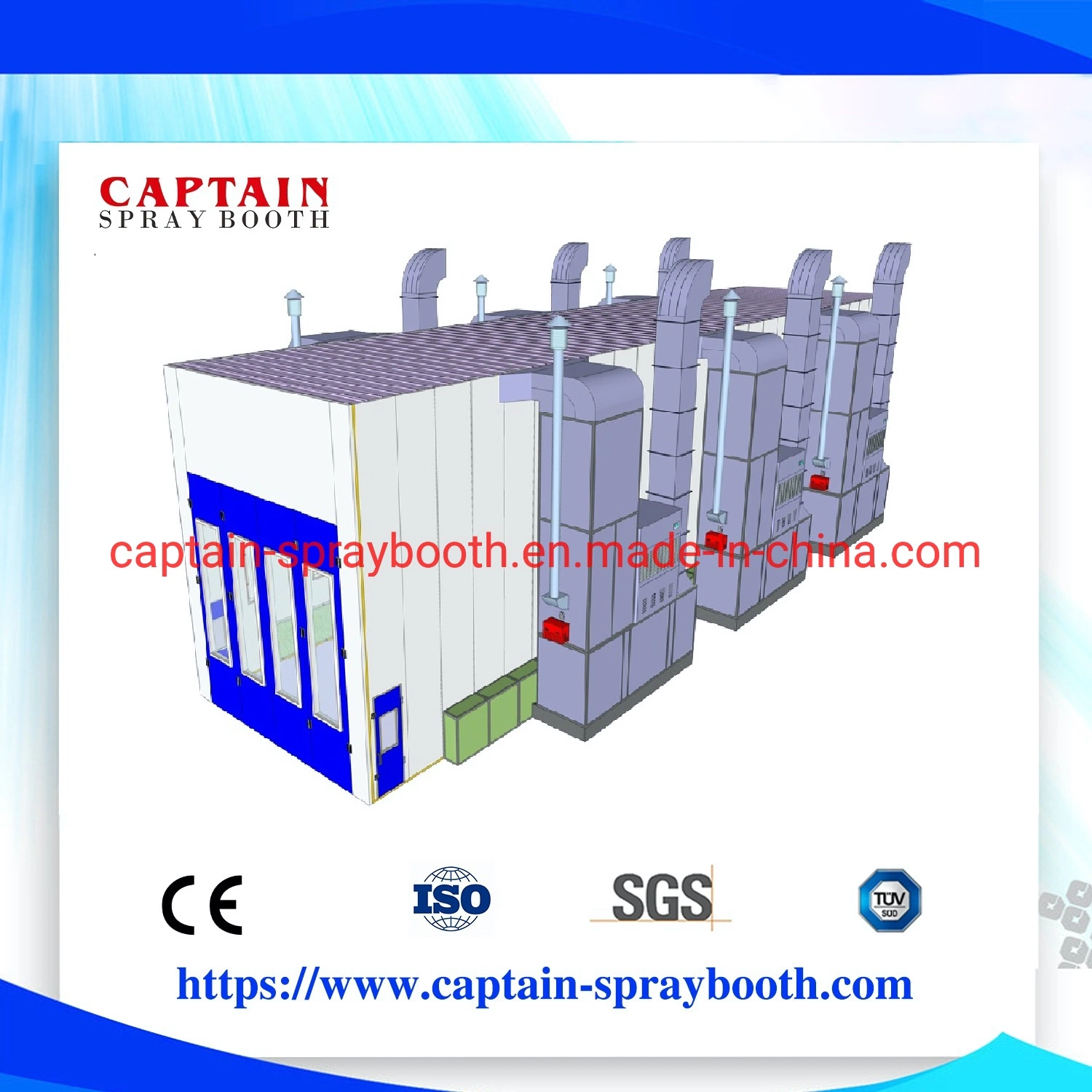 Large Coating Machine, Auto Spray Paint Booth