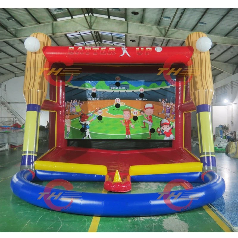 6X4X4mh Battle up Inflatable Baseball jeu de baseball Inflatable Sports Game Baseball