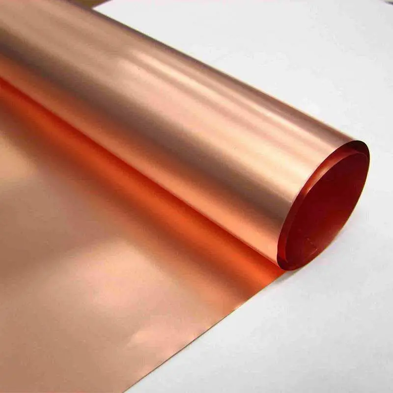 High Precision Pure Copper Foil ASTM C22000 C2200 C1100 C1200 C1020 C5191 C17200 C17500 C27000 T2 C1100 Pure Copper Coils for Radiator