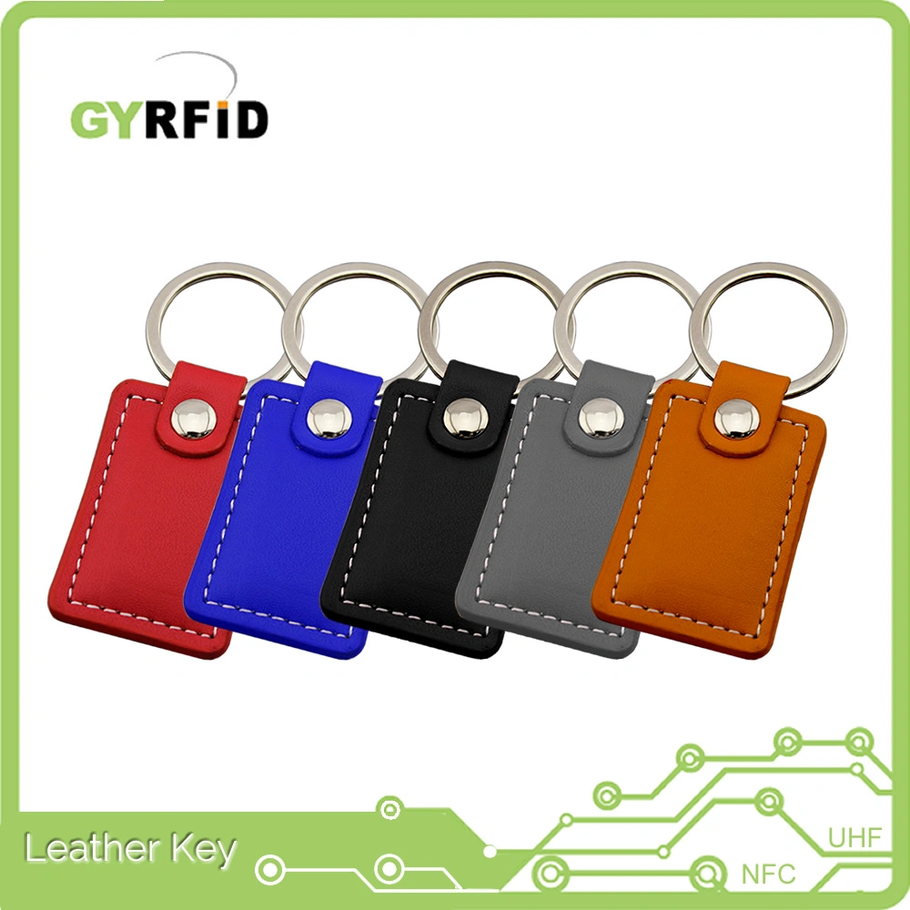 F08 NFC Keychain Luxuriant Leather for Employee Access (KEL15)