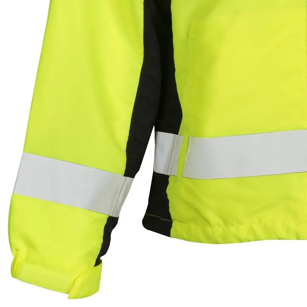 Waterproof 100% Polyester Hi Vis Windbreaker Uniforms Construction Workwear