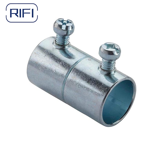 Conduit Fittings Steel Galvanized Set Screw Coupling for EMT Conduit