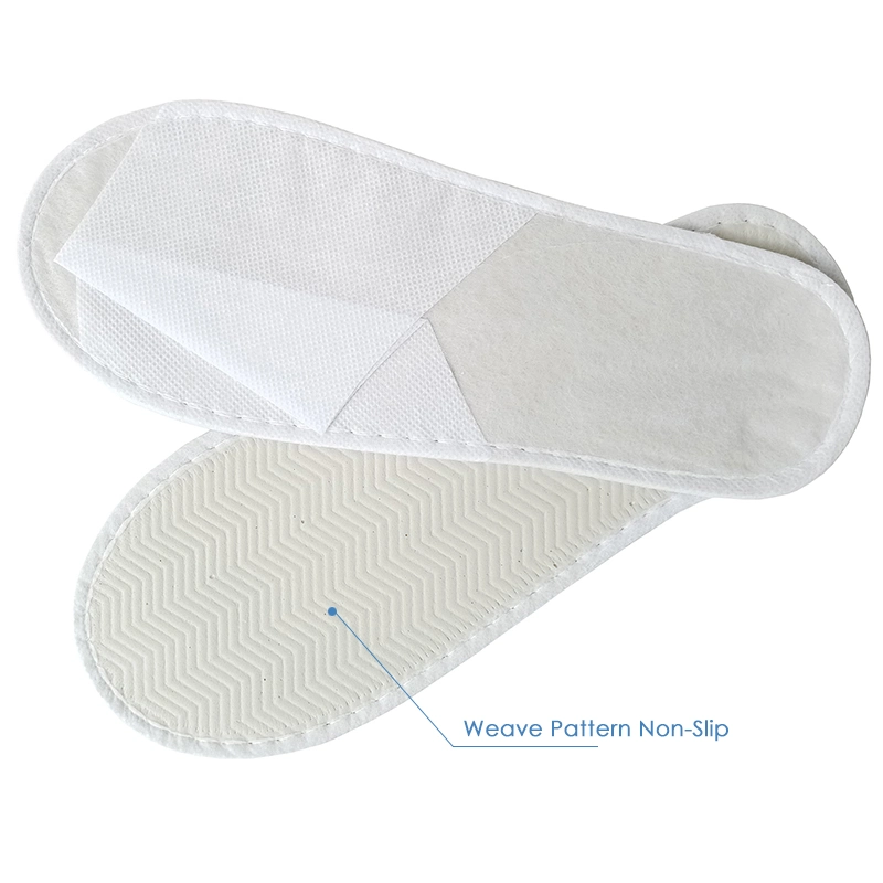 SPA Massage Non Woven Disposable Slippers with Open Toe Design