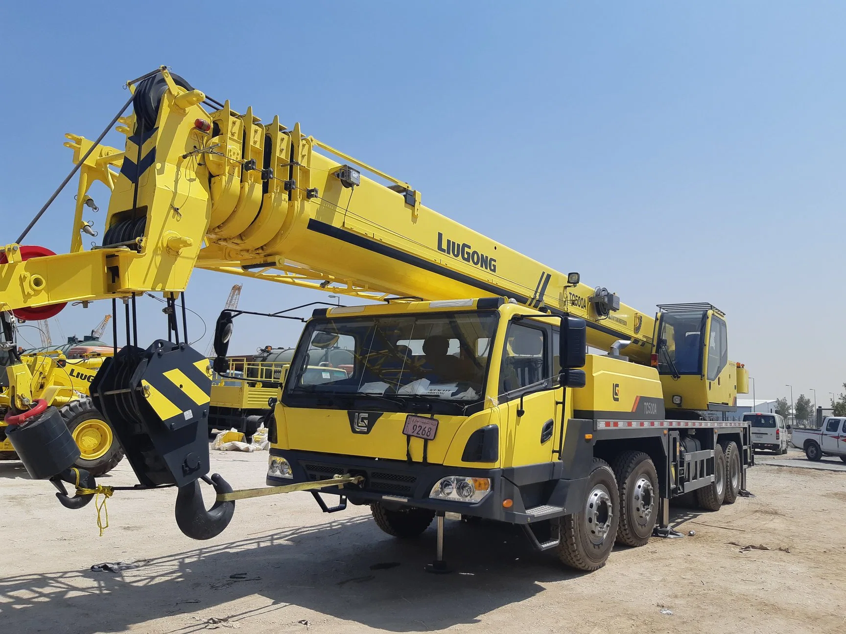 Liugong TC500une grue mobile 50 tonne avec rampe à 5 segments