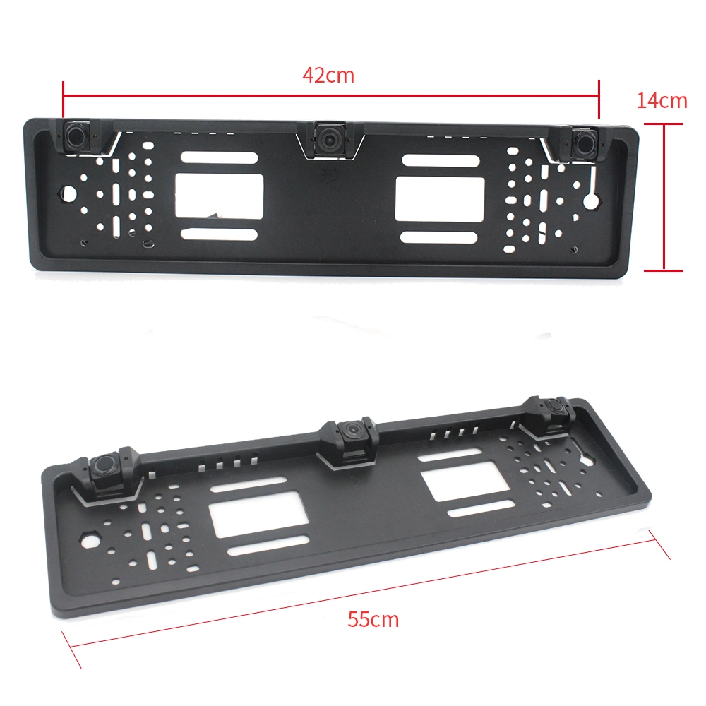 New Hot Rear Reverse Parking Sensor with European Car License Plate Frame and 3 Sensors