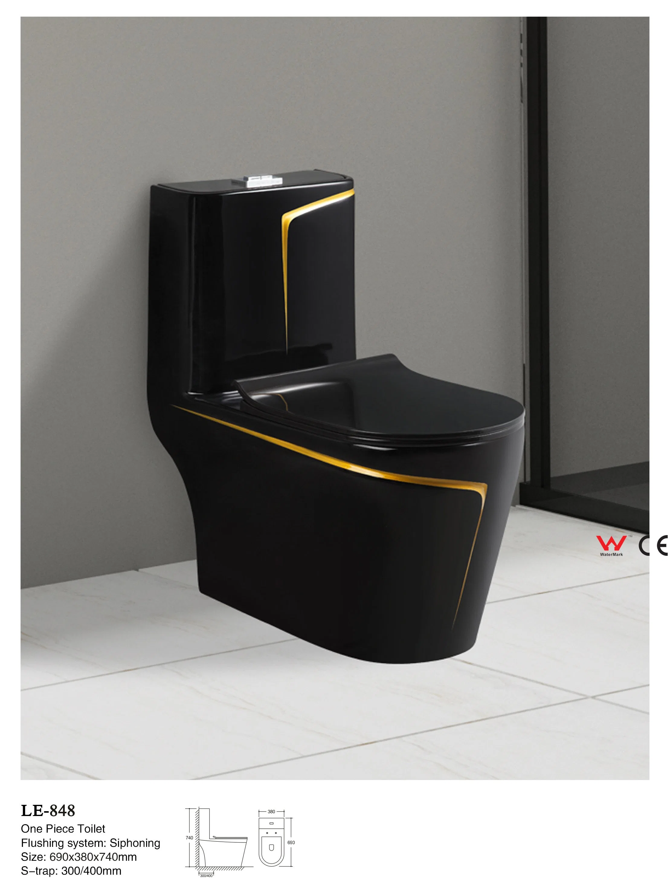 Wholesale/Supplier Bathroom Sanitary Fixtures Water-Efficient Comfortable 6384-Uyt