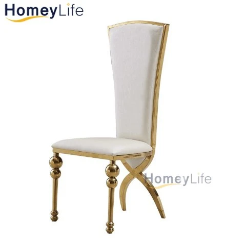 Middle East Wholesale Cheap Hotel Banquet Furniture Stacking Dining Stainless Steel Wedding Chair