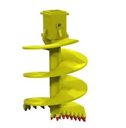 4-7t Mini Excavator Screw Piling Machine Hydraulic Carbide Earth Auger Drill