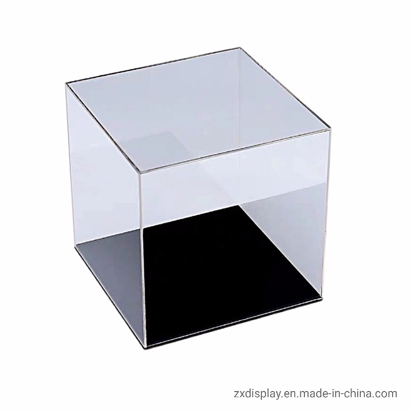 Modelo de juguete hecho a mano Display Caja de plástico transparente pantalla de acrílico contador Caja para Perfume y Cosmética