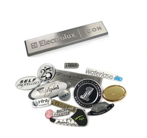 Custom Self Adhesive Metal Aluminum Nameplates