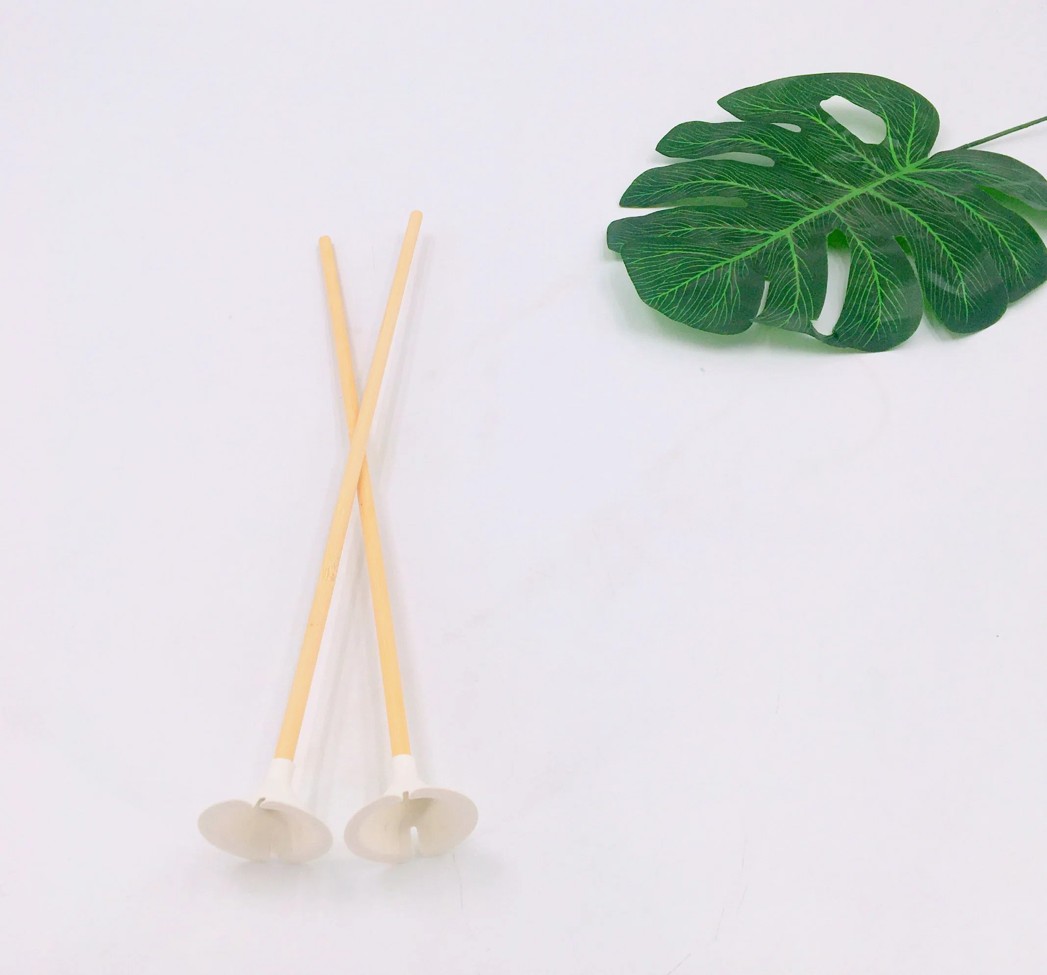 Eco-Friendly Biodegradable Bamboo Balloon Stick with Paper Cup