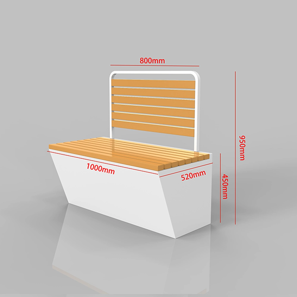 Intelligent Solar Power Smart Bench Outdoor Chair for Public