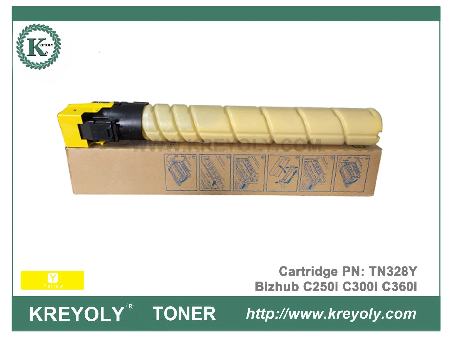 New Arrival Konica Minolta Color TN328 Toner Cartridge for Bizhub C250I C300I C360I