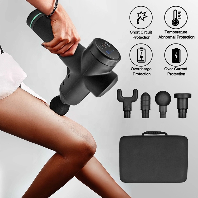 Fitness in Stock Cordless Deep Tissue Muscle Vibration Massage Gun 24V Low Quantity OEM