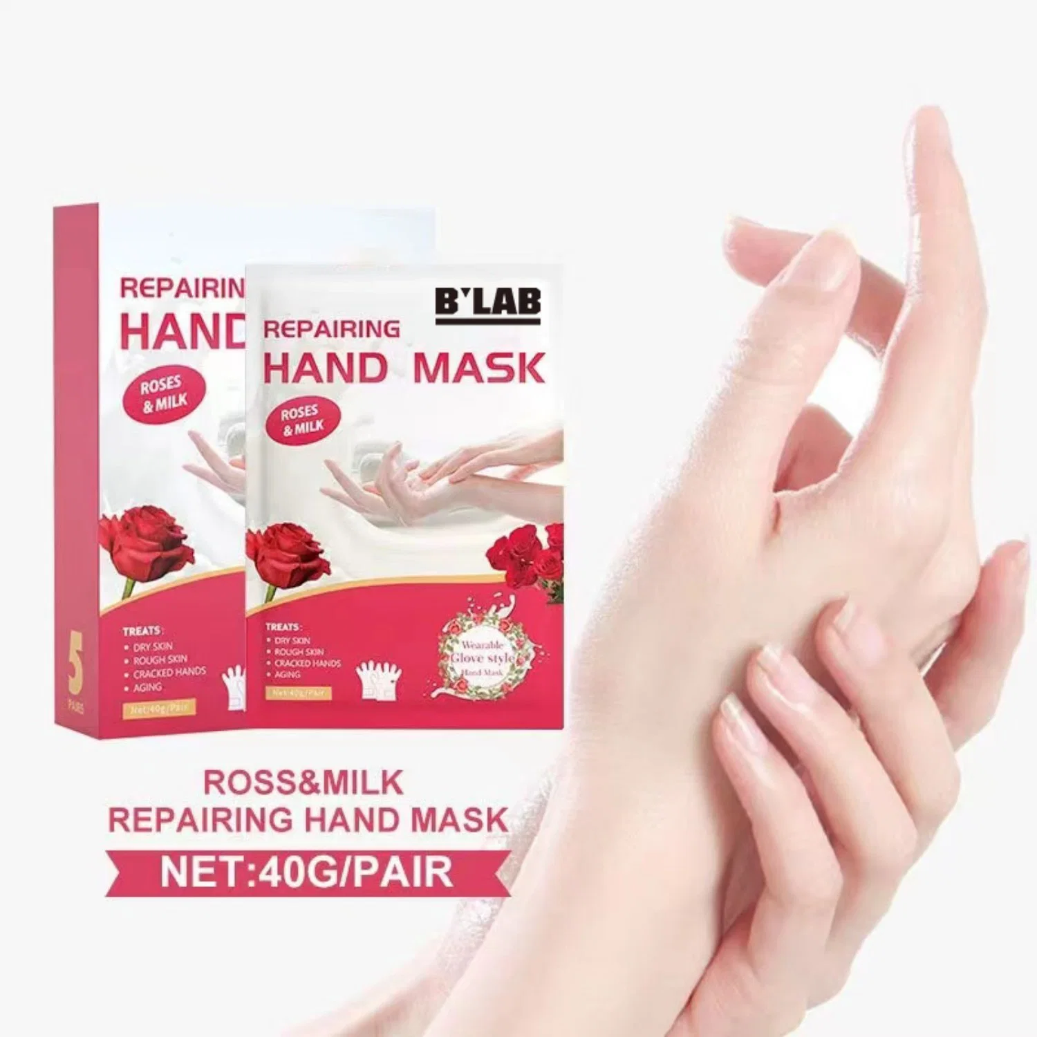 Guantes de moisturizing de la máscara de la mano para el smoothing de invierno