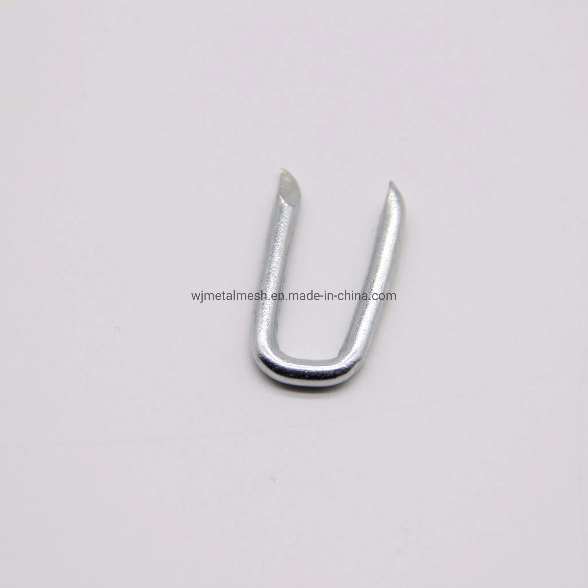 Hot Dipped Galvanized U Shape Barbed Nails Fence Staple