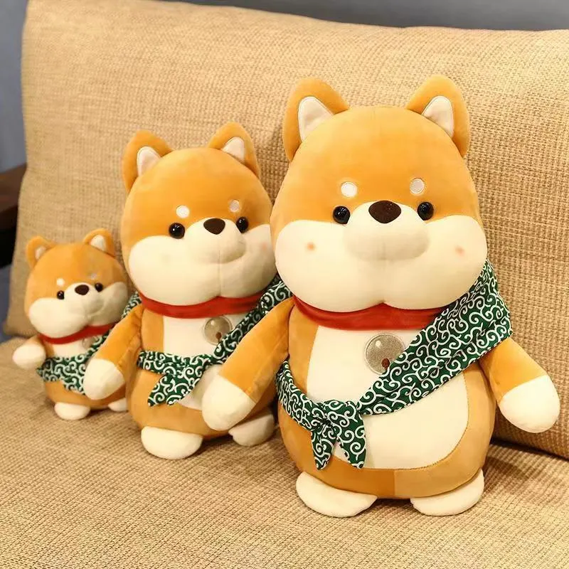 Shiba Inu Doll Cute Runaway Dog Doll Akita Dog Rag Doll Plush Toy Gift