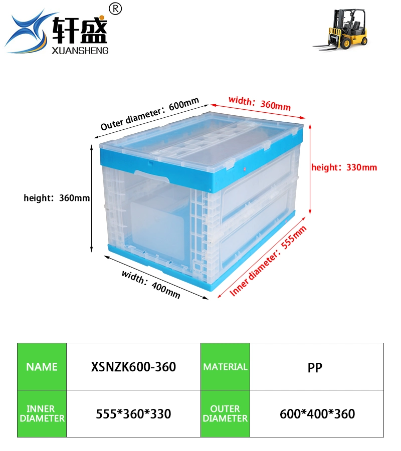 Hot Sales Cheap Price Logistics Storage Folding Plastic Box for Vegetable and Food