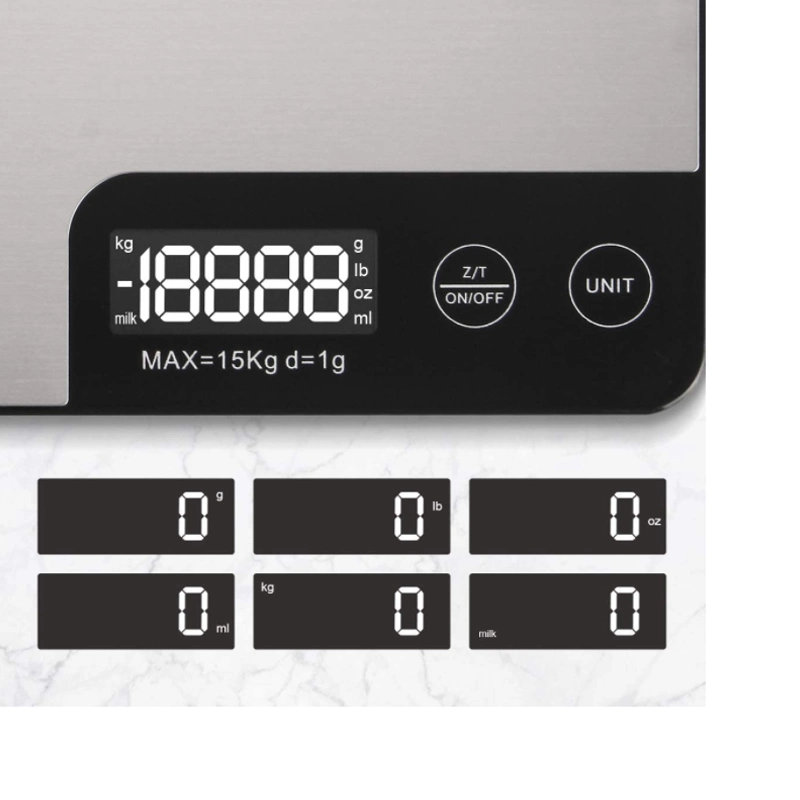 Ks-29h Báscula de cocina con pantalla LCD digital de 15kg Balanza de cocina