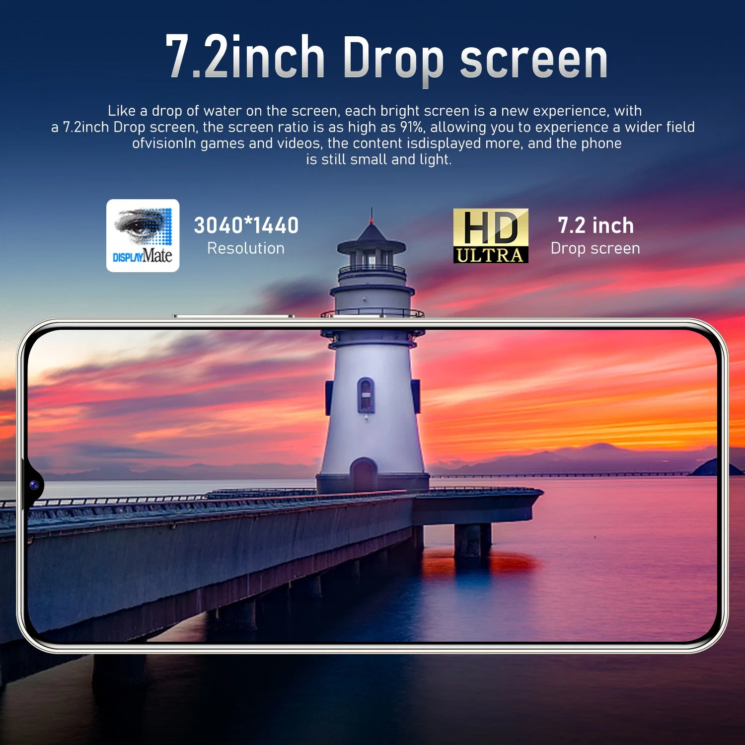 S23 Smart Phone 4G/5g TV Mobile Phone 6.8inch Large Screen Phone