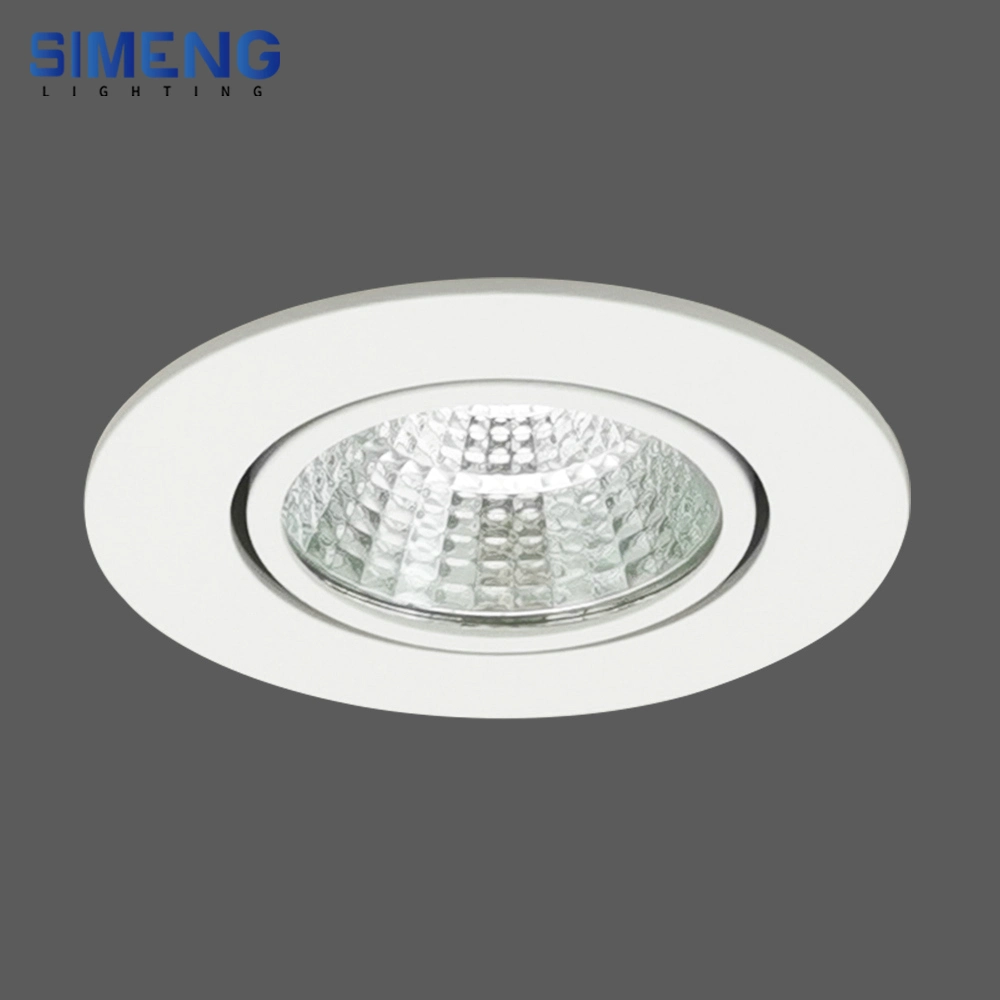 Lampe encastrée ronde moderne en aluminium avec LED intérieure GU10 MR16 E27 Downlight.