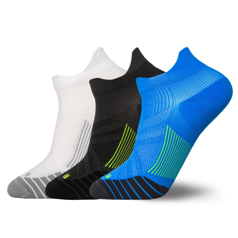 Sample Customization Custom Logo Men Anti Bacterial Running Fashion Sport Socks